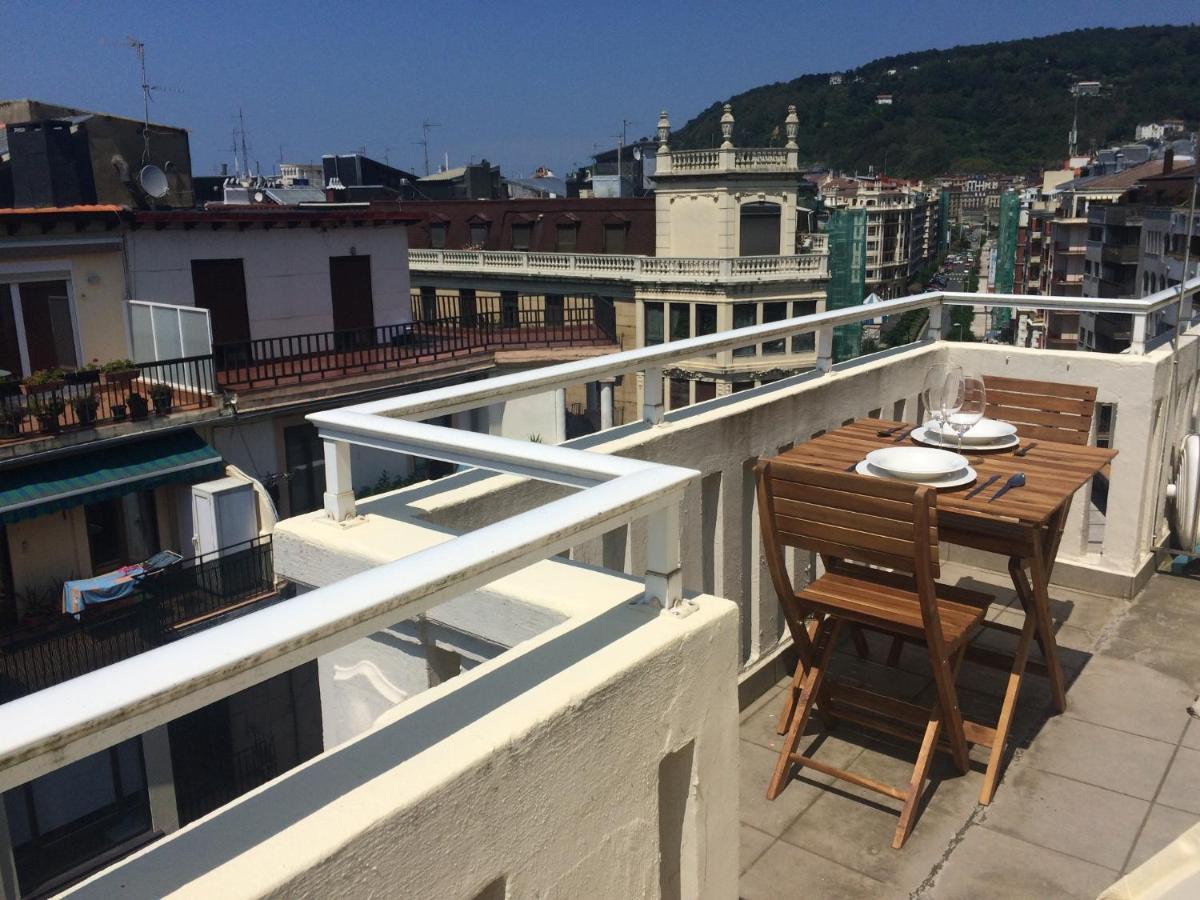 Apartamento Decor en Gros con vistas al río San Sebastián Exterior foto